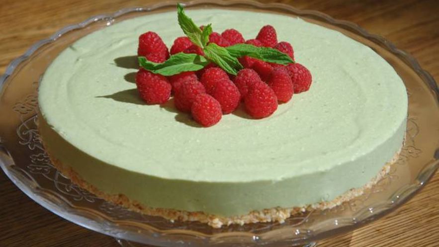 Рецепт кокосового чизкейка на зеленом чае