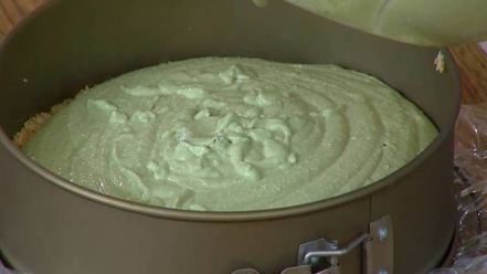 Рецепт кокосового чизкейка на зеленом чае