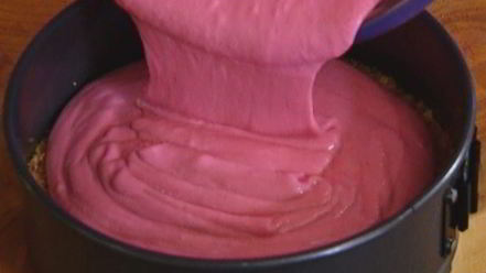 Рецепт малинового чизкейка