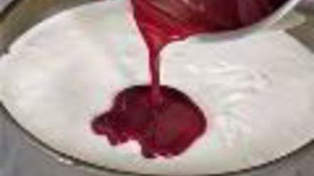 Рецепт миндального чизкейка с малиной