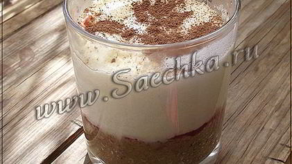 Рецепт Мини-чизкейка в стакане