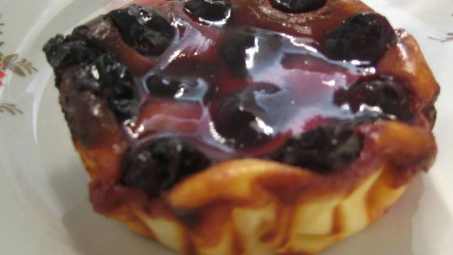 Рецепт мини-чизкейков с вишней