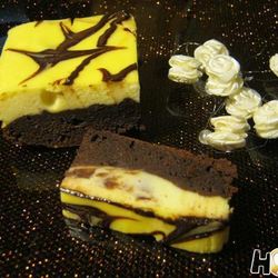 Рецепт Мраморного брауни-чизкейка