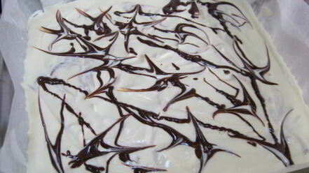 Рецепт мраморного брауни-чизкейка