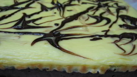 Рецепт мраморного брауни-чизкейка