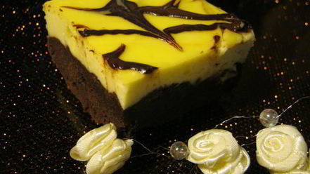 Рецепт мраморного брауни-чизкейка