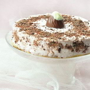 Рецепт Новогоднего чизкейка с ликером Бейлис и шоколадной крошкой