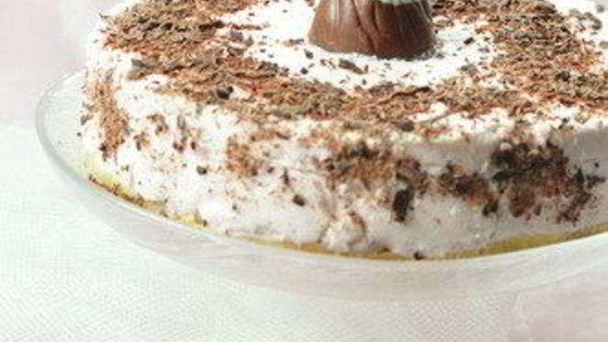 Рецепт новогоднего чизкейка с ликером бейлис и шоколадной крошкой