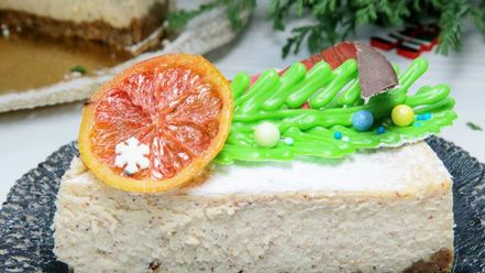 Рецепт пряного рождественского чизкейка