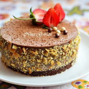 Рецепт Шоколадного чизкейка Вкус лета