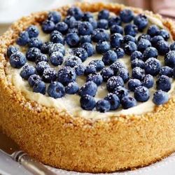 Рецепт Творожного чизкейка с черникой на печенье