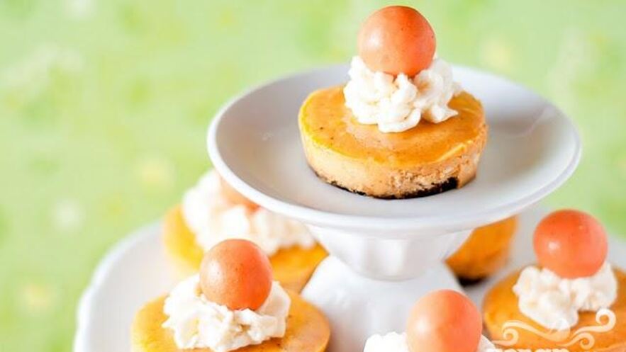 Рецепт тыквенных чизкейков-мини