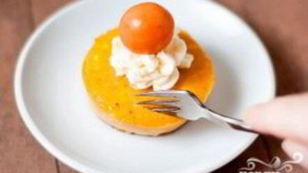 Рецепт тыквенных чизкейков-мини