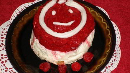 Рецепт ванильного чизкейка-лайта с ягодой