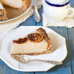 Рецепт Вегетарианского кокосового чизкейка