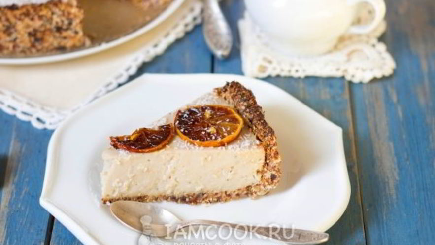 Рецепт вегетарианского кокосового чизкейка