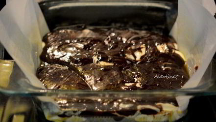 Рецепт ягодного брауни чизкейк