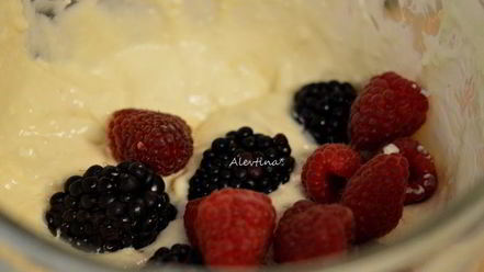 Рецепт ягодного брауни чизкейк