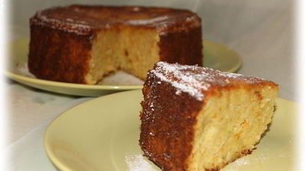 Рецепт апельсинового кекса с миндальной мукой