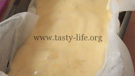 Рецепт бисквитного кекса с сердечком внутри