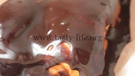 Рецепт бисквитного кекса с сердечком внутри