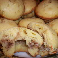 Бисквитные кексы с яблоками и корицей