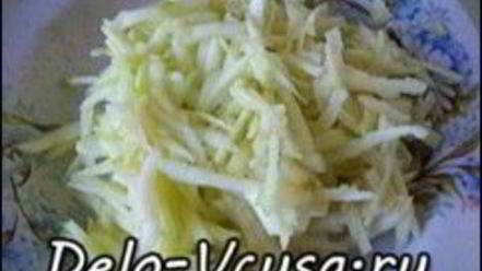 Рецепт бисквитных кексов с яблоками и корицей