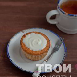Рецепт Капкейков с апельсиновым курдом