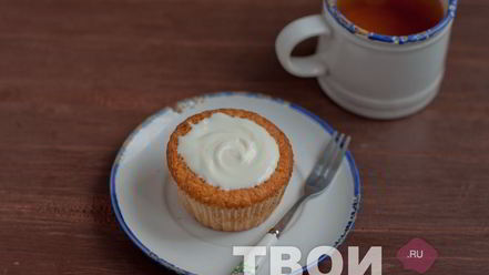 Рецепт капкейков с апельсиновым курдом