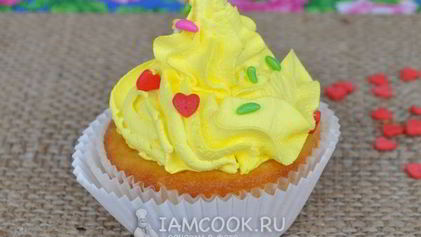 Рецепт Капкейков с кремом