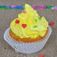 Рецепт Капкейков с кремом