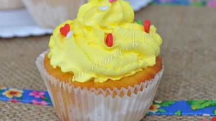 Рецепт капкейков с кремом
