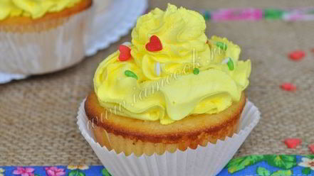 Рецепт капкейков с кремом