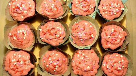 Рецепт капкейков валентинки