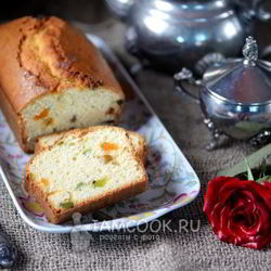 Рецепт Кекса с изюмом и цукатами