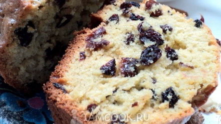 Рецепт кекса с изюмом в духовке