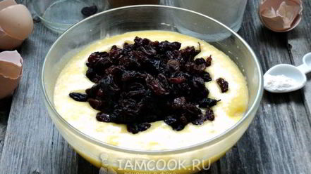Рецепт кекса с изюмом в духовке
