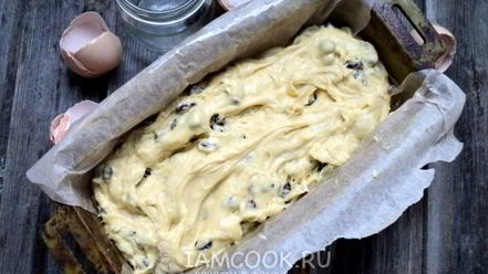Рецепт кекса с изюмом в духовке
