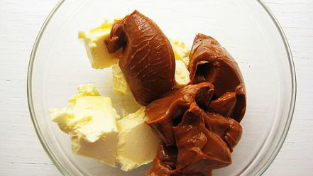 Рецепт кекса сникерс