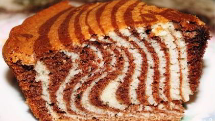 Рецепт Кекса Зебра