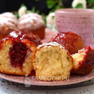 Рецепт Кексов на молоке в силиконовых формочках