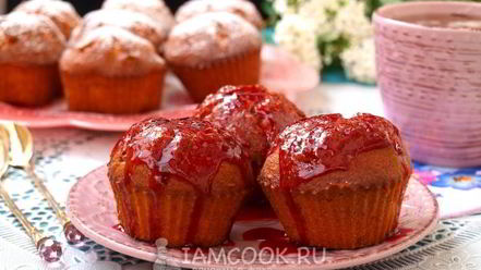 Рецепт кексов на молоке в силиконовых формочках