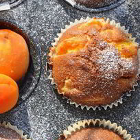 Кексы с абрикосами и орешками