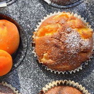 Рецепт Кексов с абрикосами и орешками