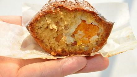 Рецепт кексов с абрикосами и орешками