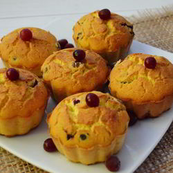 Рецепт Кексов с клюквой