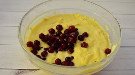 Рецепт кексов с клюквой