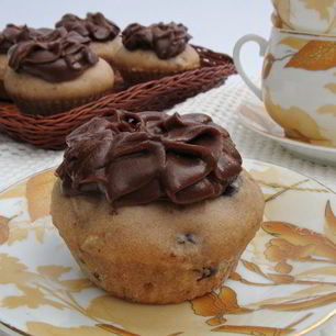 Рецепт Кексов с шоколадным кремом