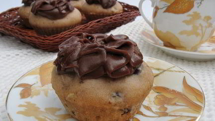 Рецепт Кексов с шоколадным кремом