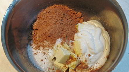 Рецепт кексов с шоколадным кремом